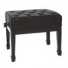 Woodhouse MS201 - concert piano stool. Adjustable height with thickly padded, buttoned leather seat.