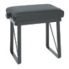 Woodhouse MS703 adjustable solo piano stool with metal legs