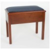 deep box MS801-6 piano stool with wood rimmed seat